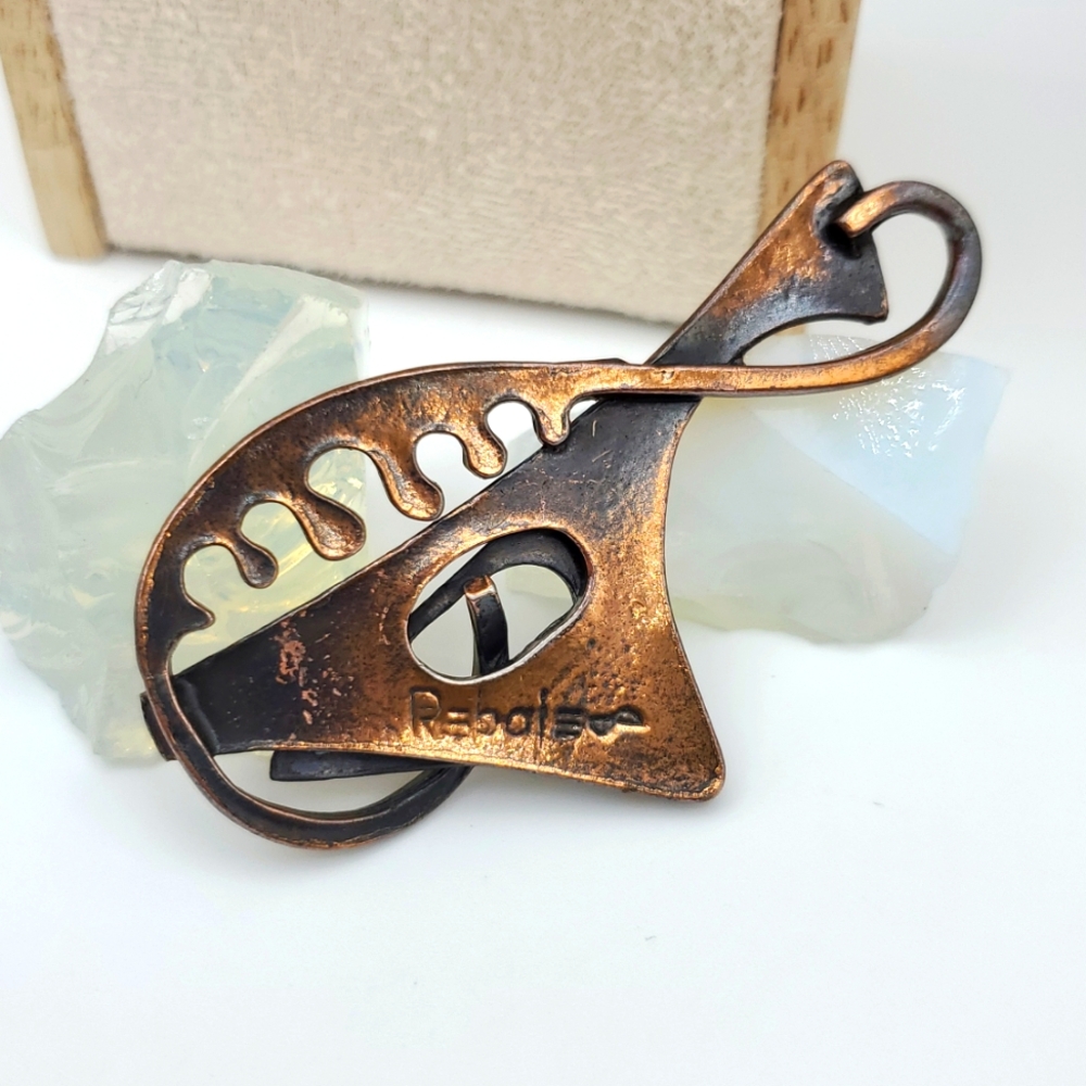 SUPER RARE HUGE Rebates Copper Pendent - Picture 3 of 13